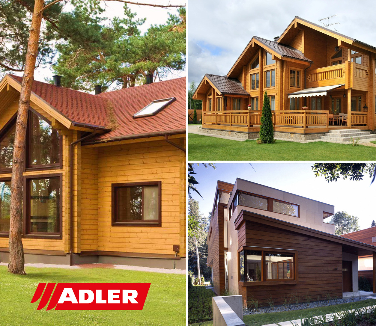 Лазурь для дерева Adler Pullex 3in1 Lasur Солнце
